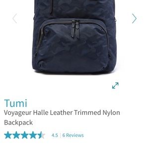 Tumi nylon backpack